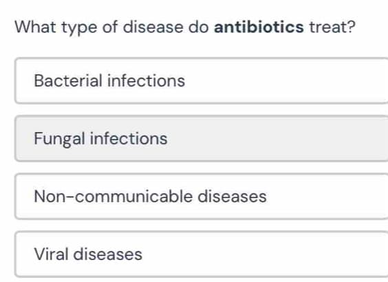 Fact Check: Infectious diseases can be treated with antibiotics.