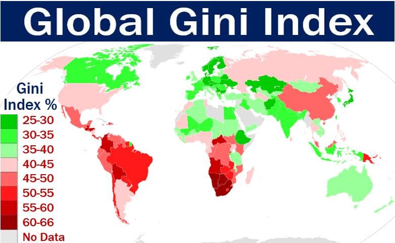 Fact Check: Countries with a Gini Index above 40 are classified as having high inequality.