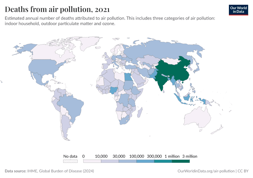 Fact Check: Air pollution contributes to millions of deaths worldwide annually.