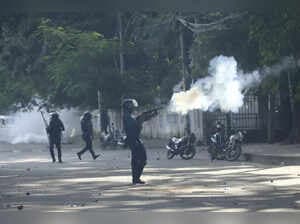 Fact Check: Police use rubber bullets and tear gas to disperse crowds during protests.