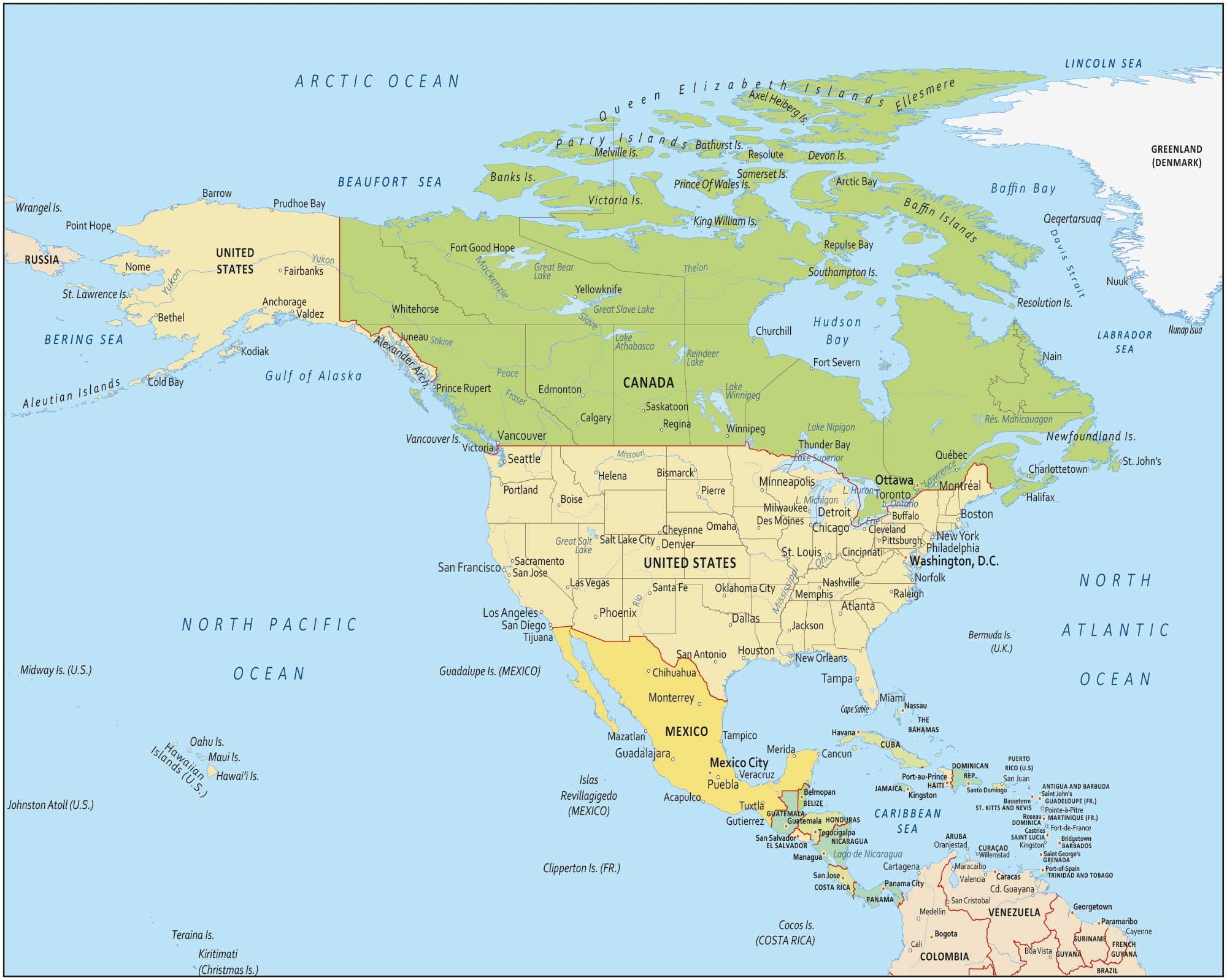 Fact Check: The United States is a country in North America.