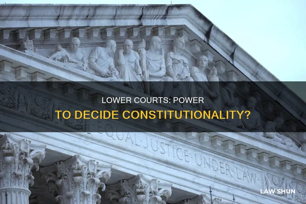 Fact Check: The U.S. Supreme Court can rule on the constitutionality of laws.