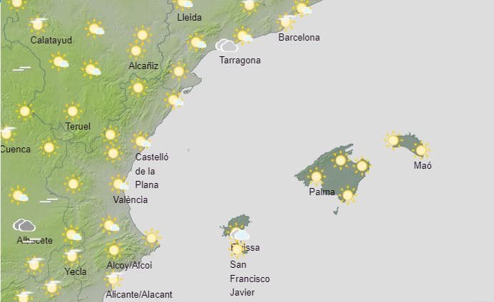 Fact Check: El tiempo en Mallorca ahora es soleado