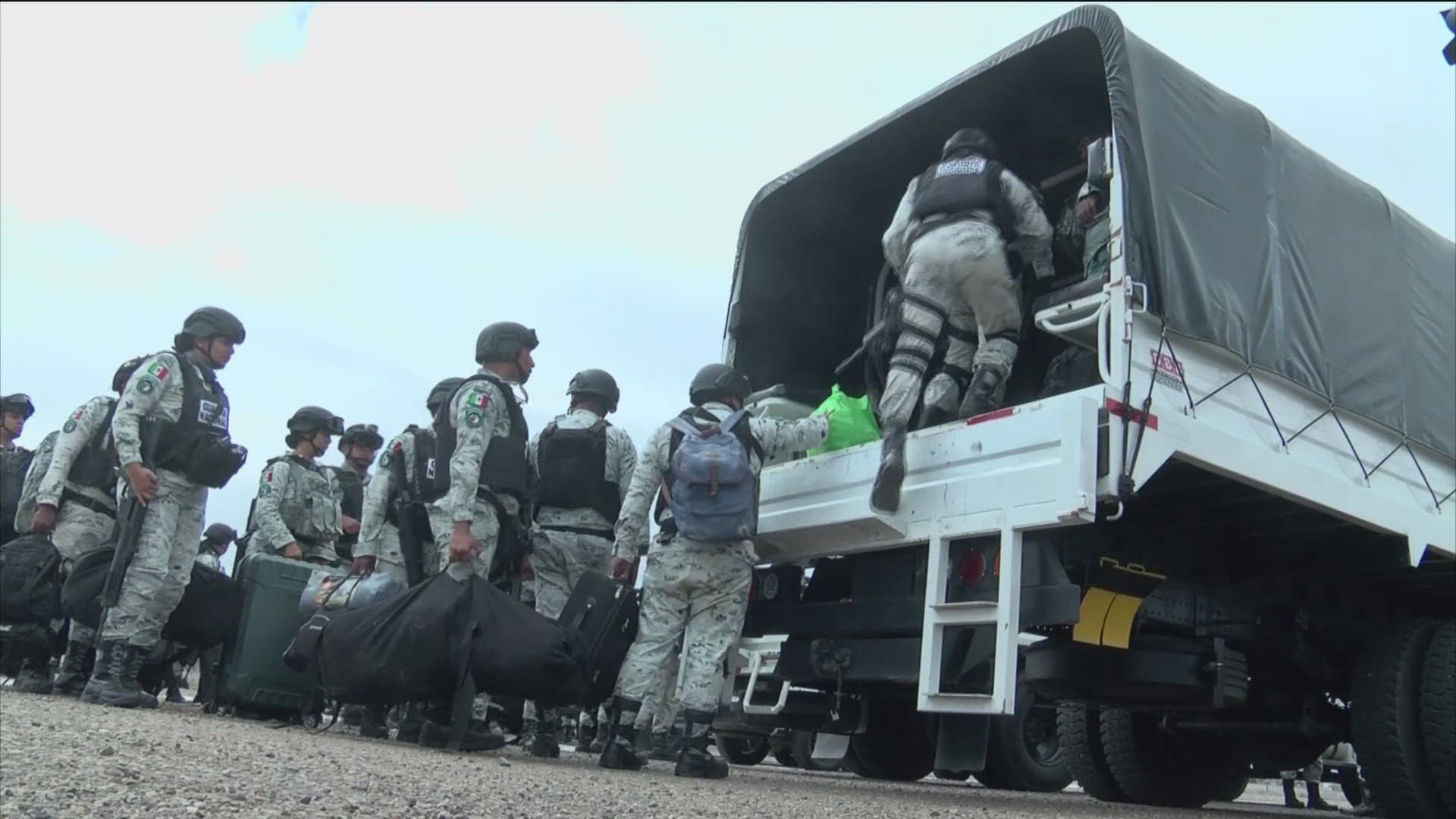 Fact Check: Troops arrive at the border to help with enforcement despite fewer migrant crossings