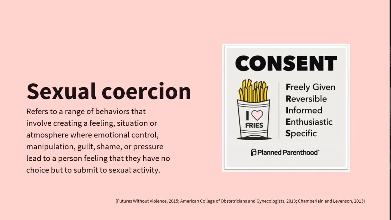Fact Check: The United States has laws against coercion in sexual activities.