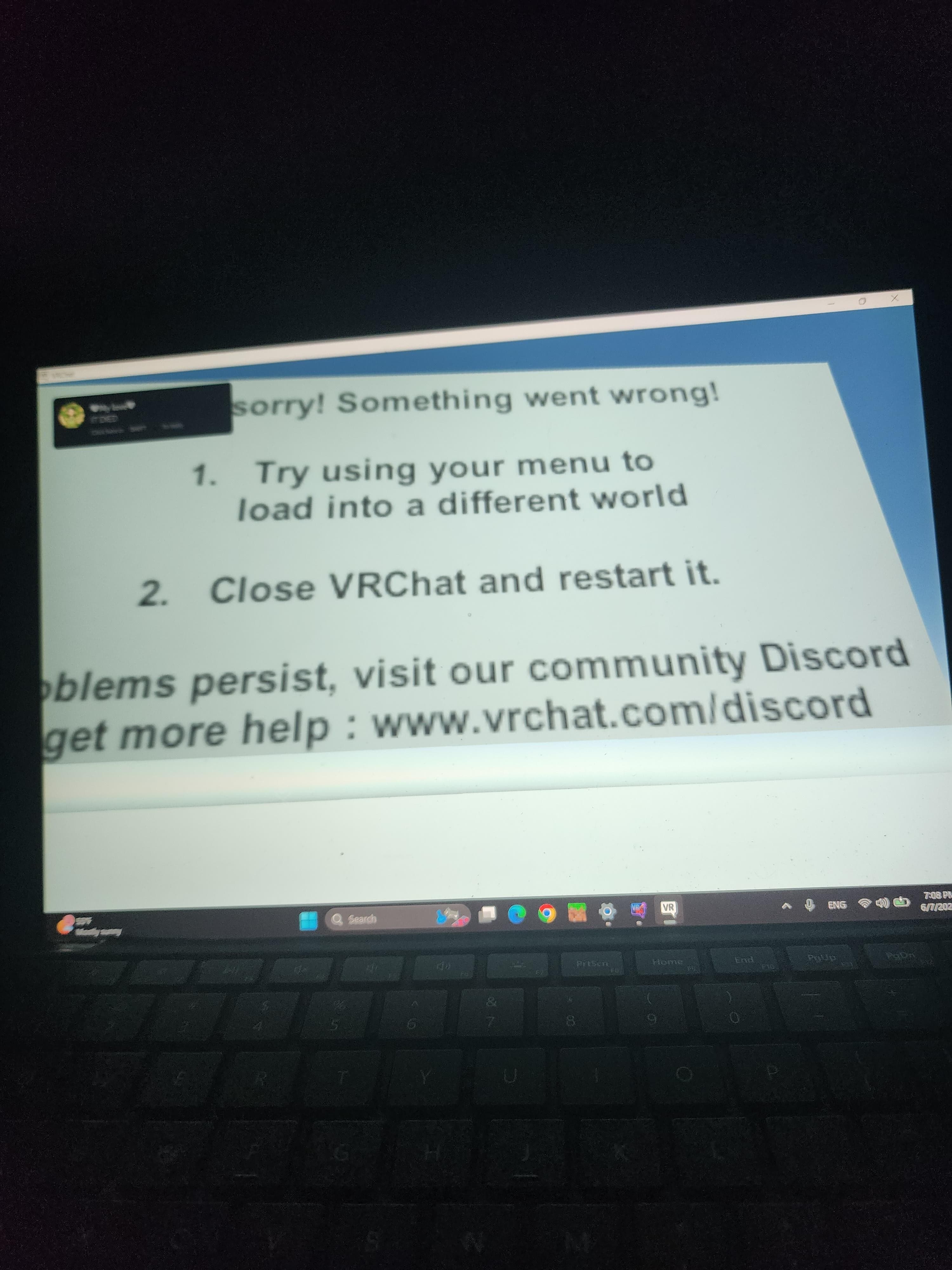 Fact Check: Is vrchat down?