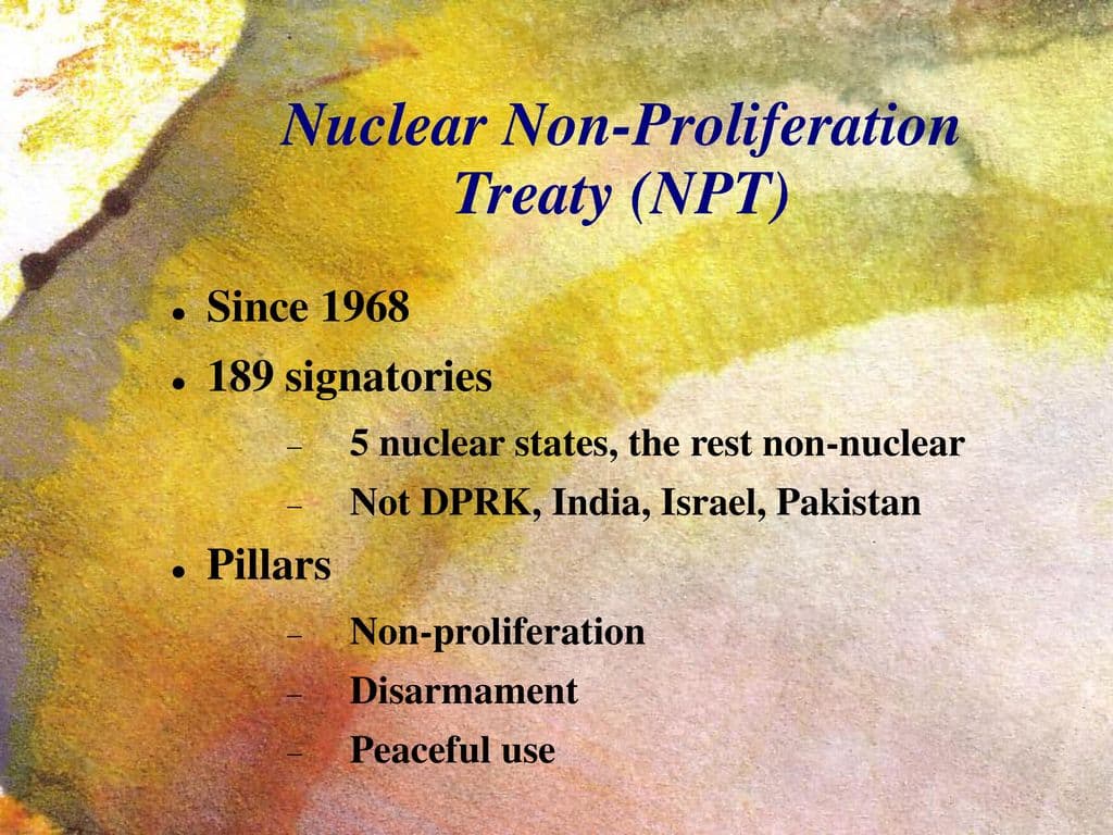 Fact Check: Nuclear nonproliferation aims to prevent the spread of nuclear weapons.