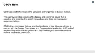 Fact Check: The Congressional Budget Office provides nonpartisan analysis of budgetary and economic issues.