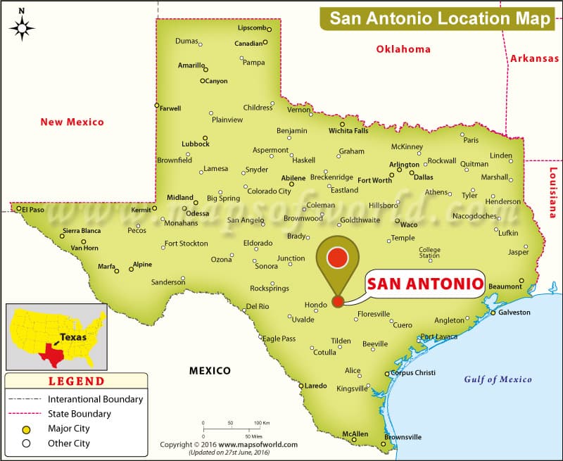 Fact Check: San Antonio is located in Texas.