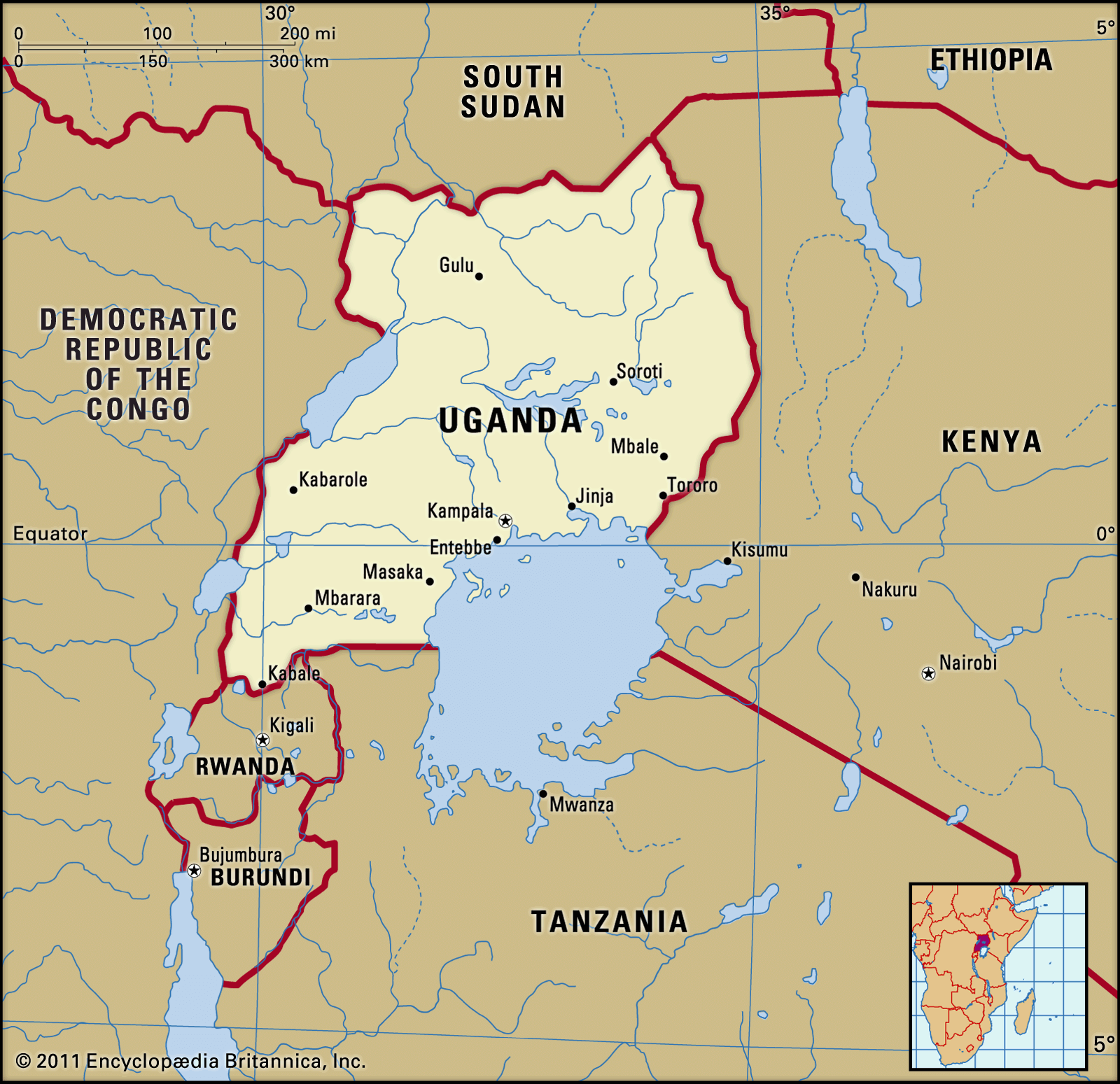 Fact Check: Uganda is located in East Africa.