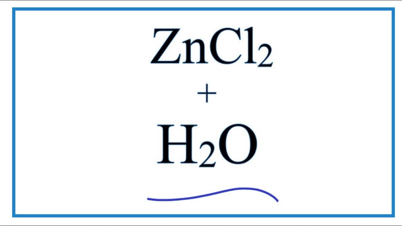 Fact Check: Is zncl2 soluble in water?