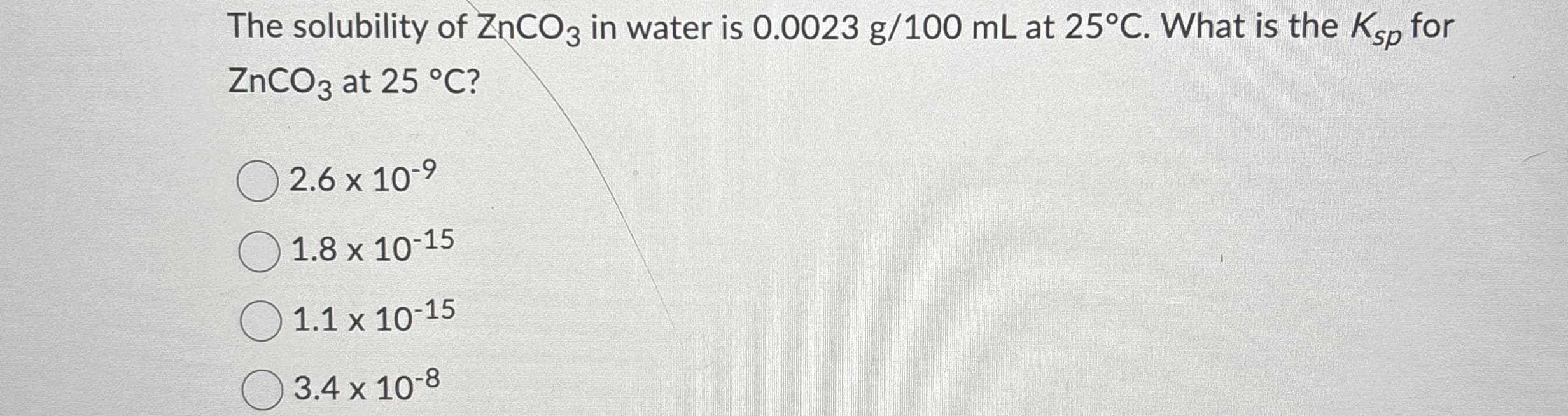 Fact Check: Is znco3 soluble in water?
