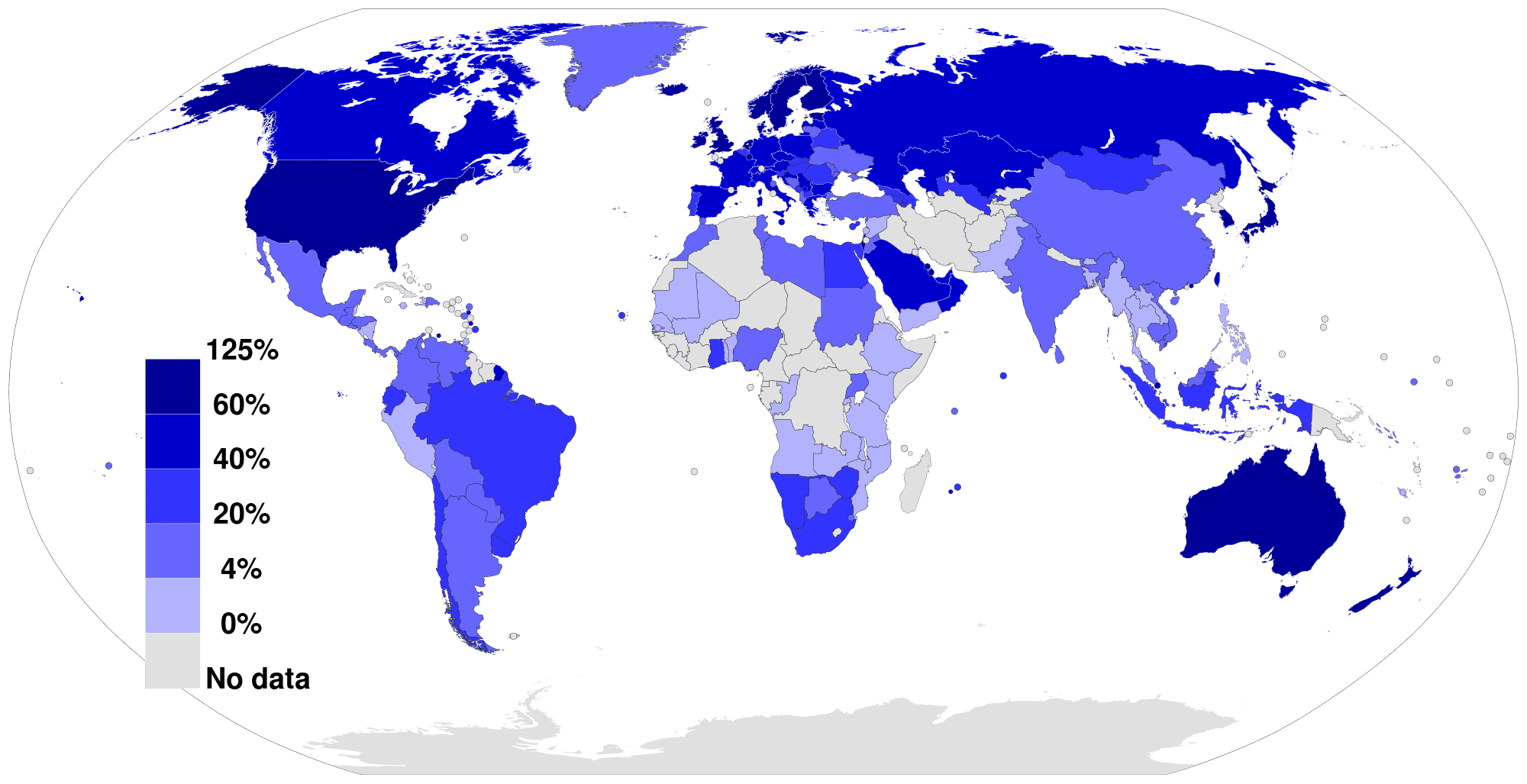 Fact Check: Internet access varies significantly by country and region.