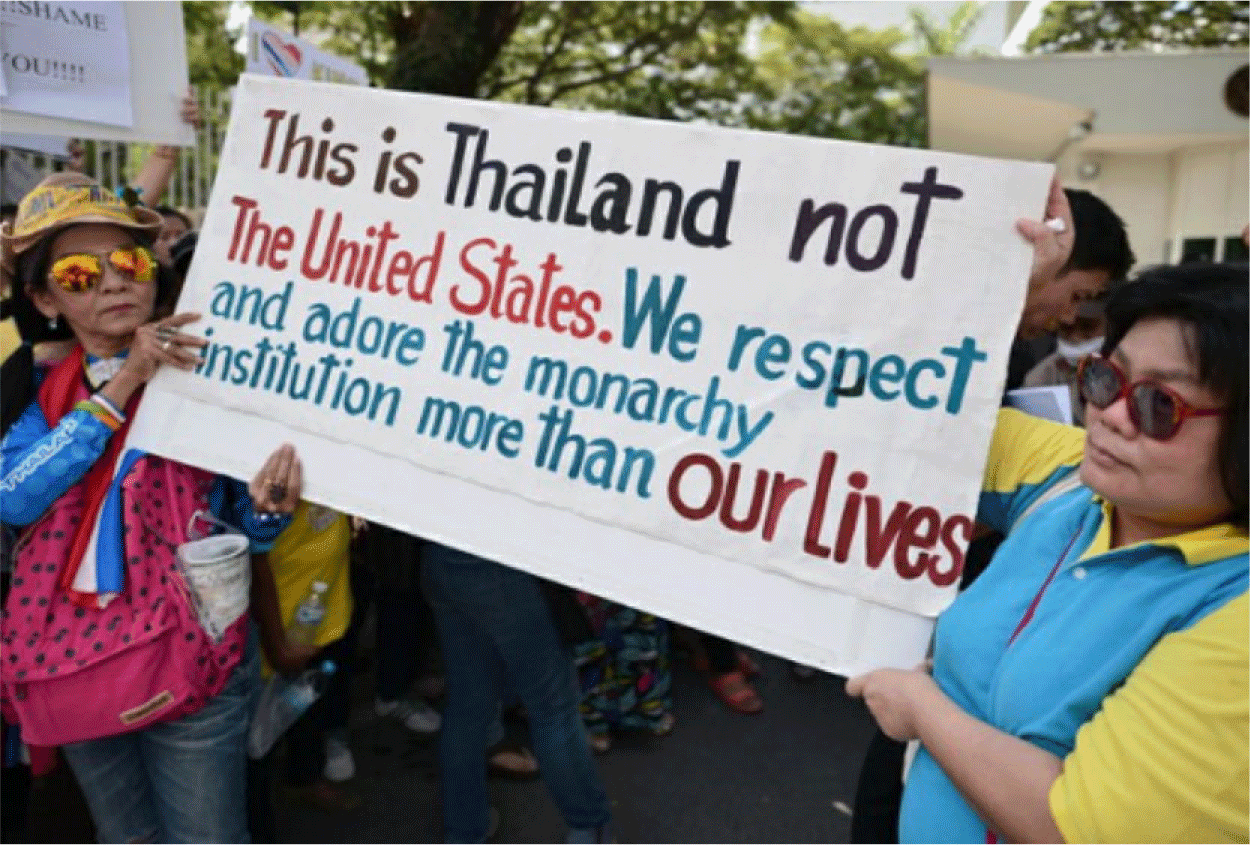 Fact Check: Lese majeste laws in Thailand prohibit insults to the monarchy.