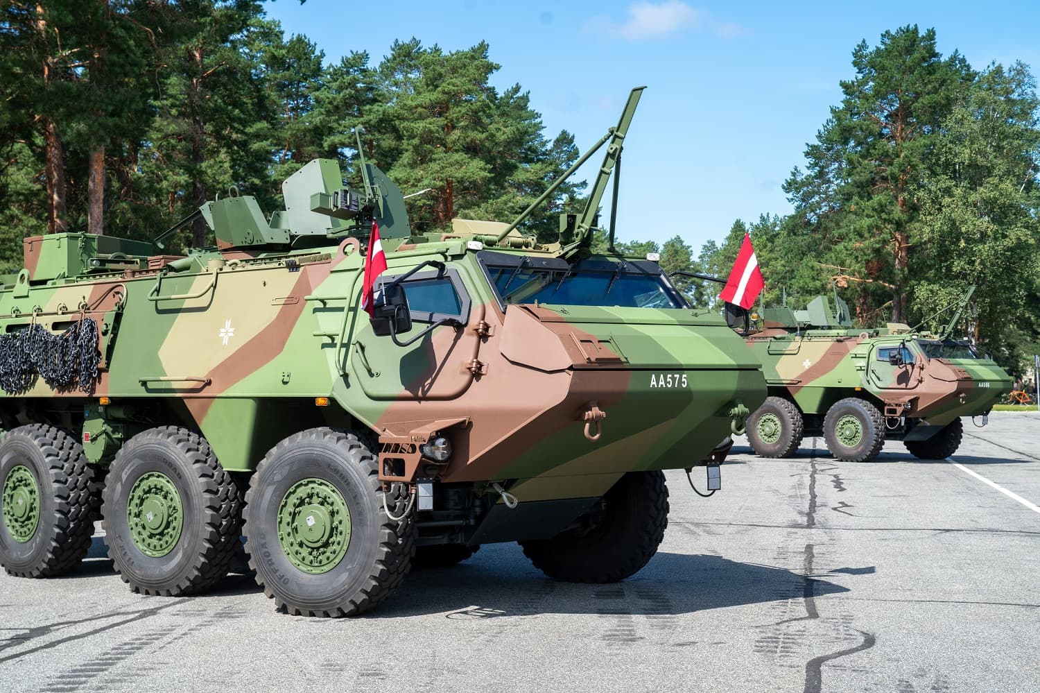 Fact Check: The Patria 6x6 is an armoured personnel carrier.