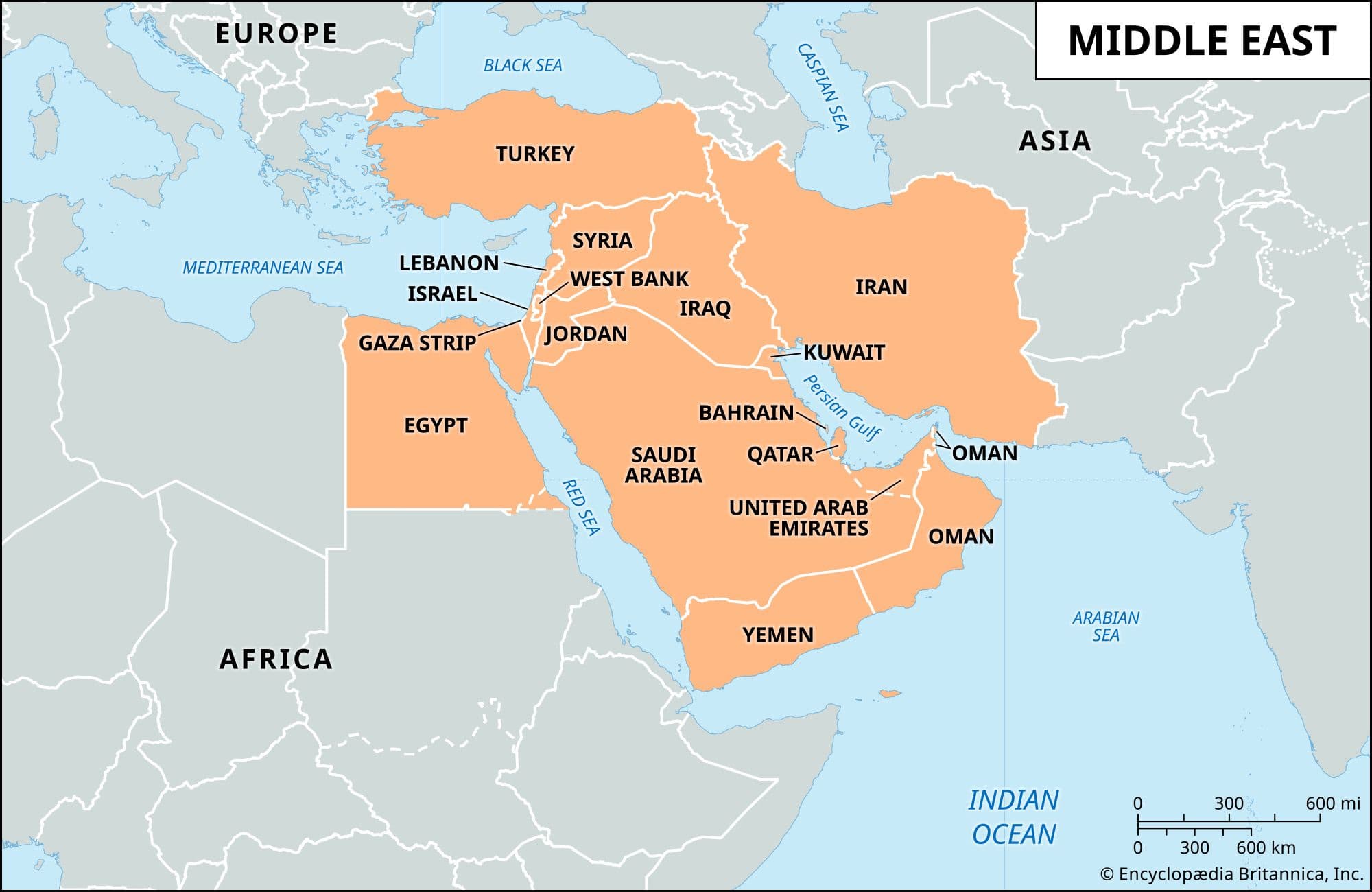 Fact Check: Iran is located in the Middle East region of Asia.