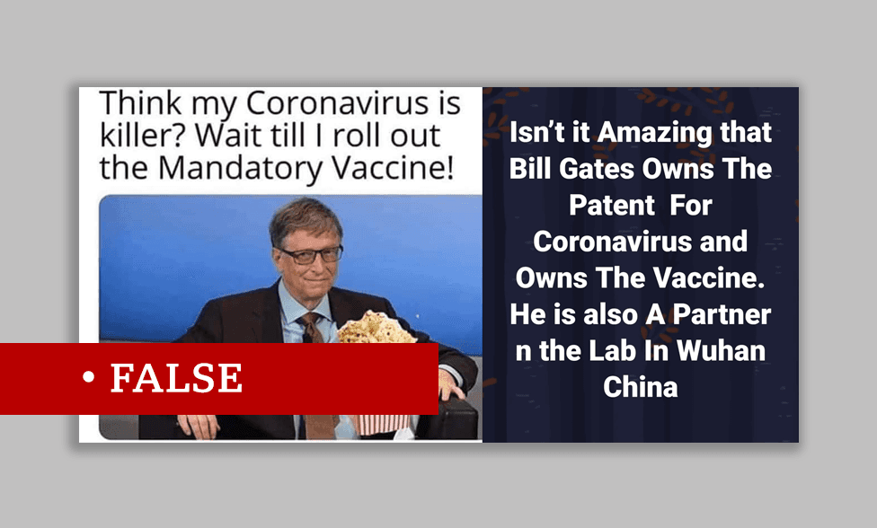 Fact Check: Does Bill Gates own the patent on the covid vaccine