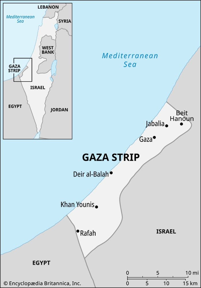 Fact Check: The Gaza Strip is a territory bordering Israel.