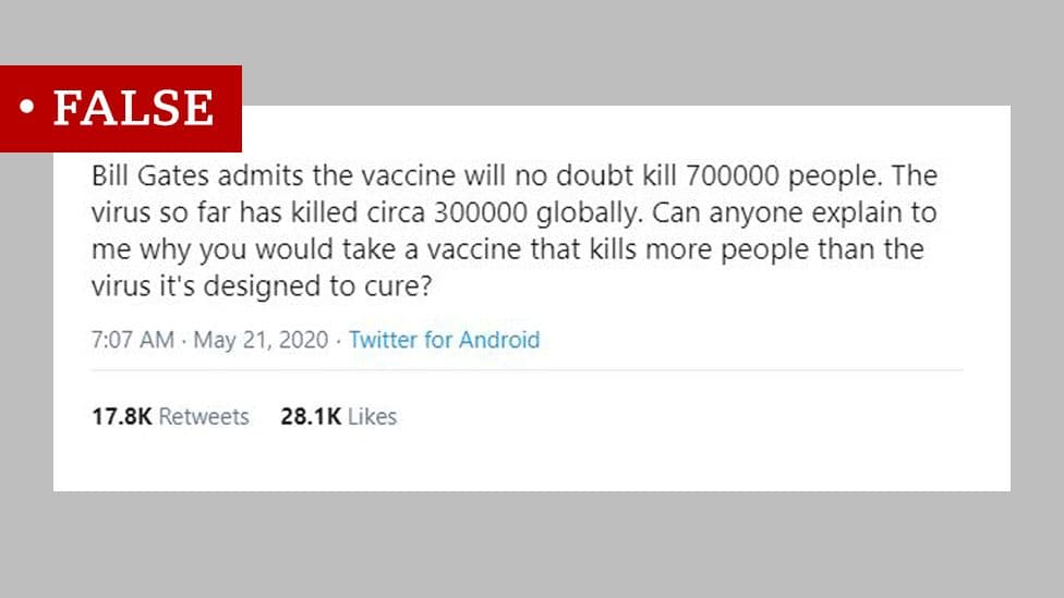 Fact Check: Did Bill Gates say the formula for the Corona virus vaccine should not be shared.