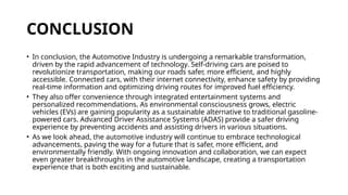 Fact Check: The automotive industry is undergoing significant changes due to technological advancements.