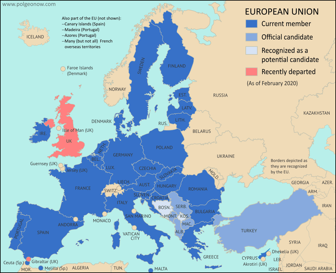 Fact Check: The U.K. and Germany are both members of the European Union.