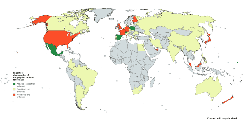 Fact Check: Countries have different laws governing internet access and content.
