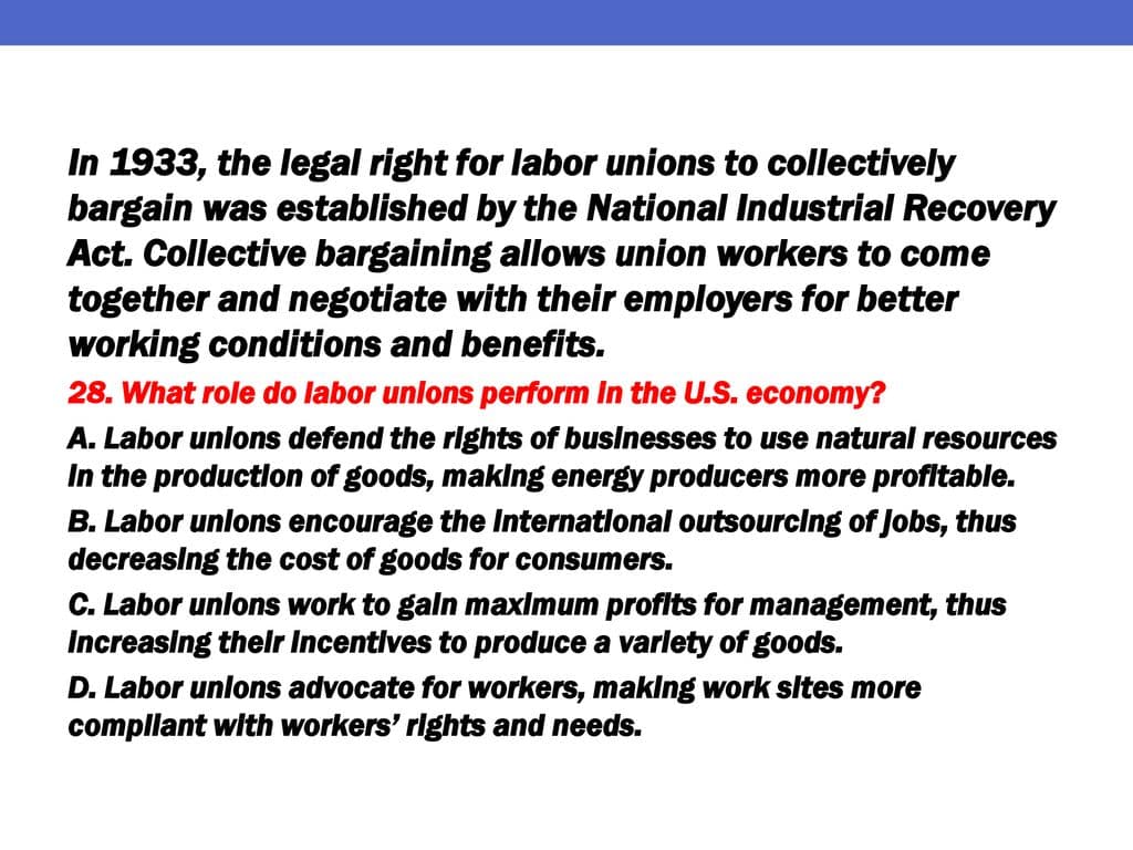 Fact Check: Workers can collectively stop the economy and dictate new conditions.