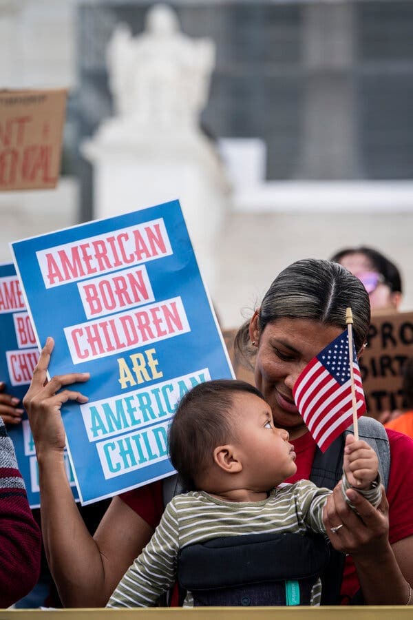 Fact Check: The U.S. has a birthright citizenship policy for children born on its soil.