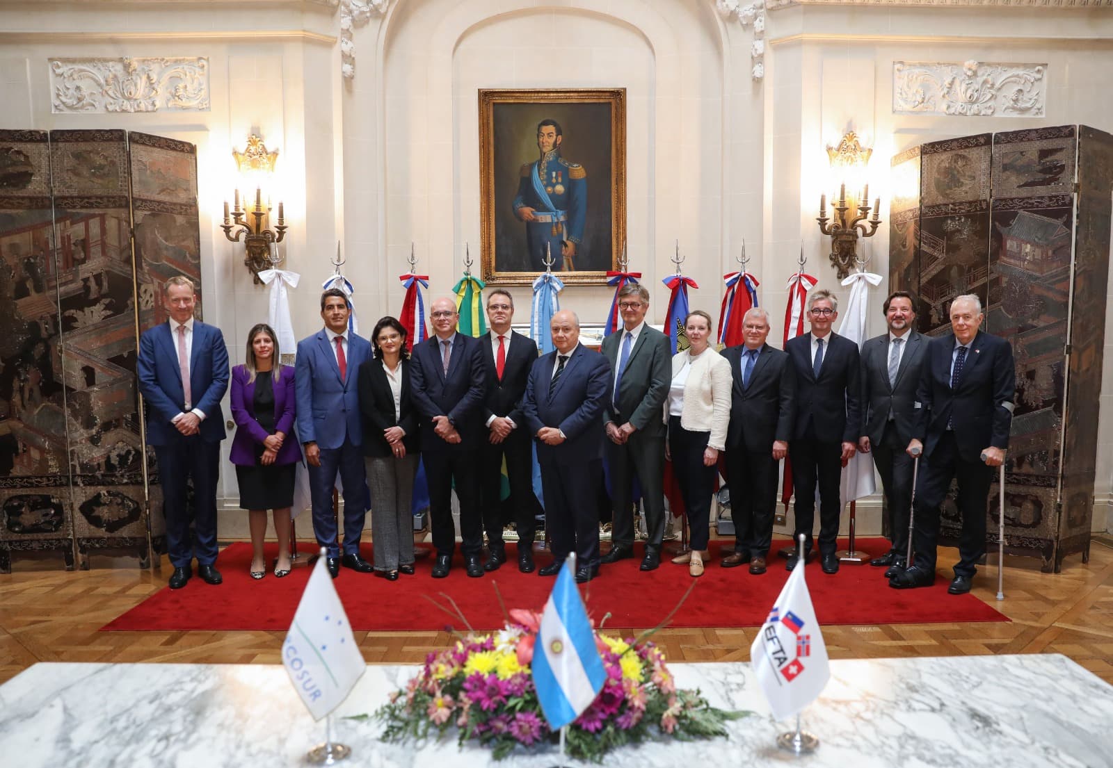 Fact Check: Mercosur and EFTA represent nearly 300 million people.