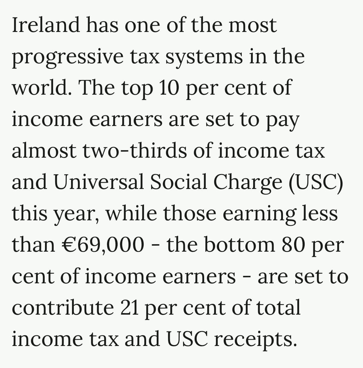 Fact Check: The U.S. has one of the most progressive tax systems in the world.