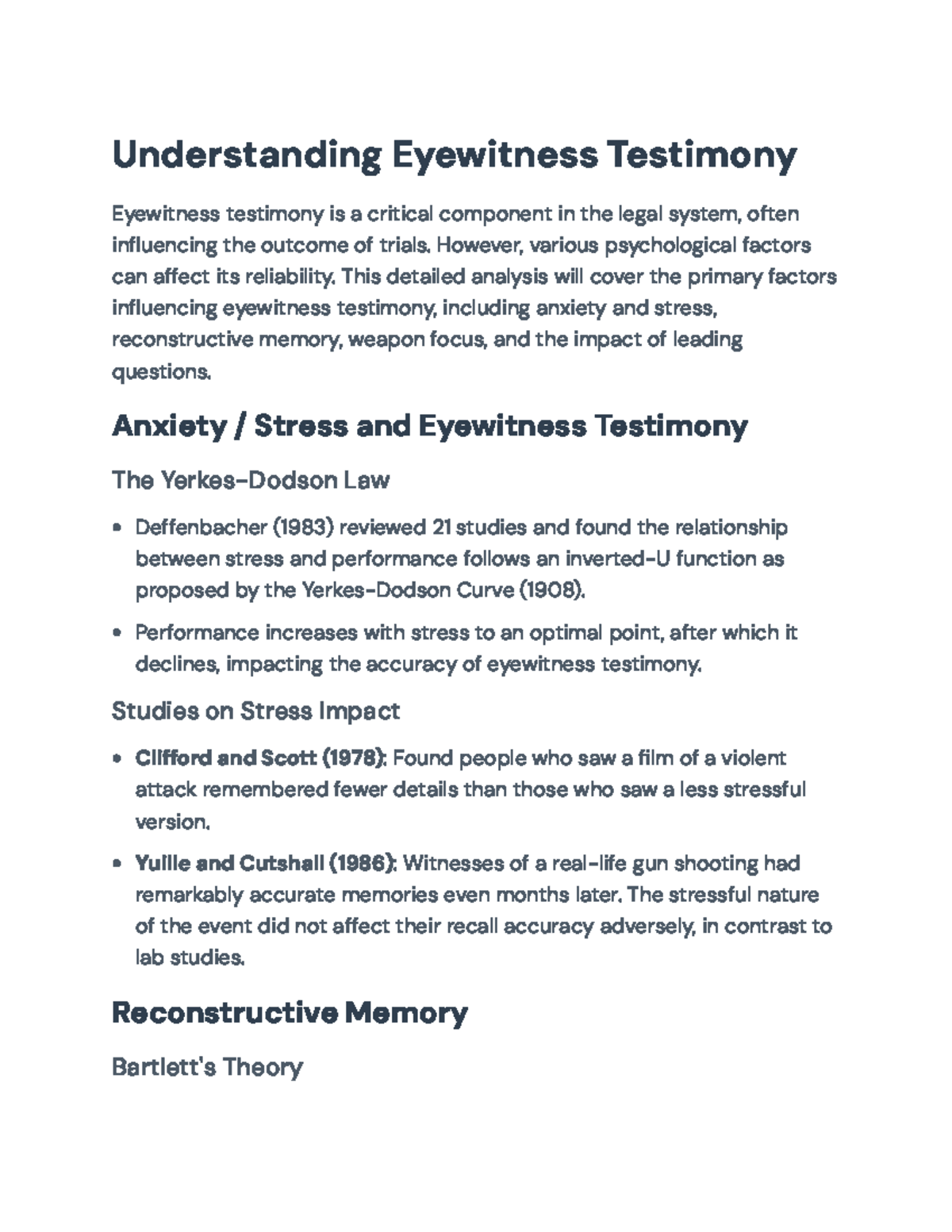 Fact Check: Witness testimony is a critical component of legal trials.
