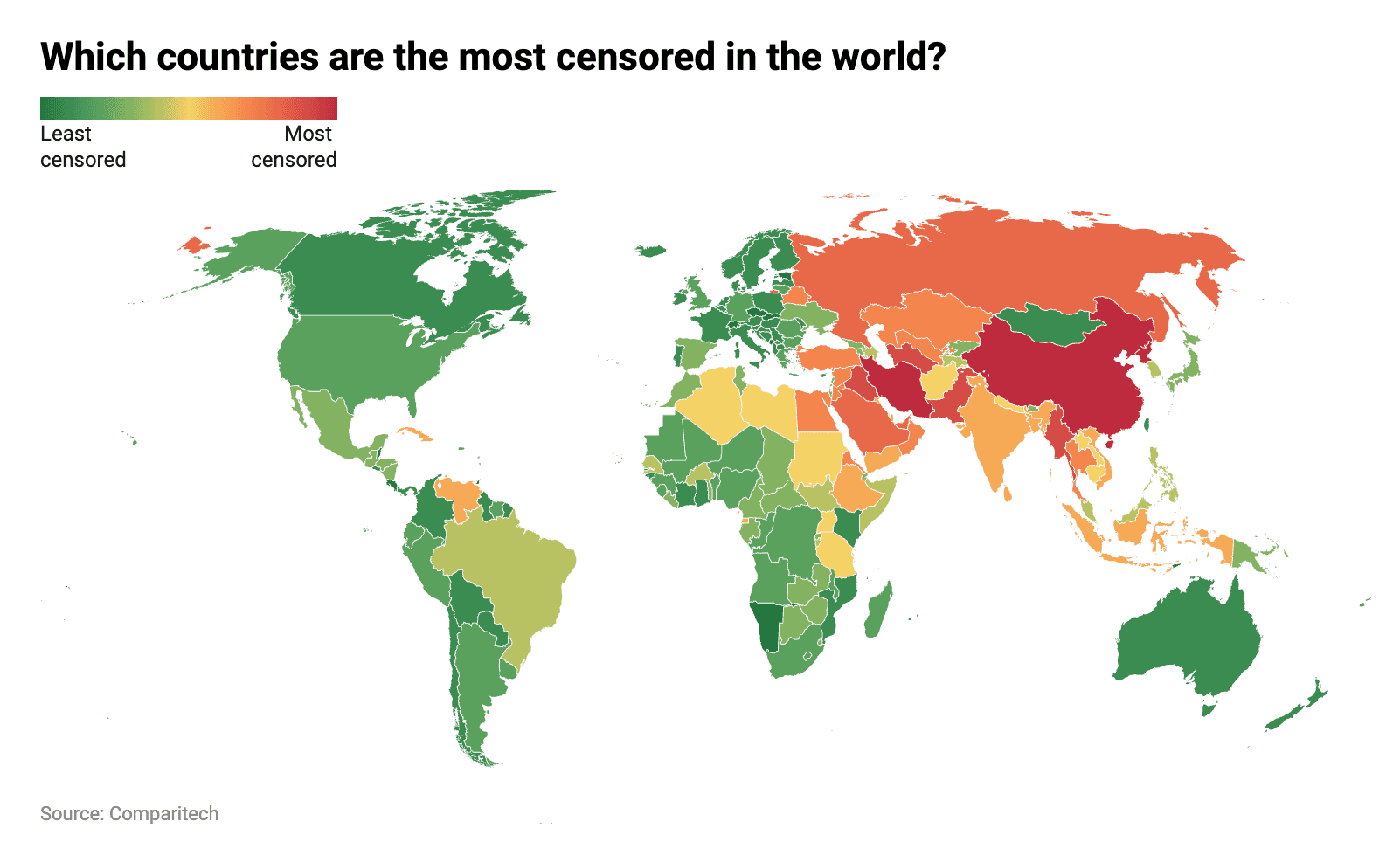 Fact Check: Countries can impose internet censorship for various reasons.