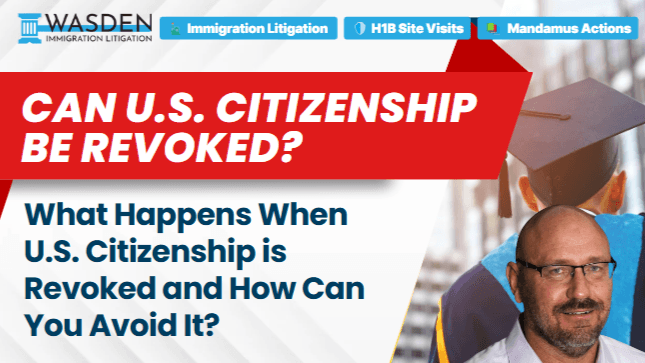 Fact Check: The concept of citizenship can be revoked under certain legal circumstances.
