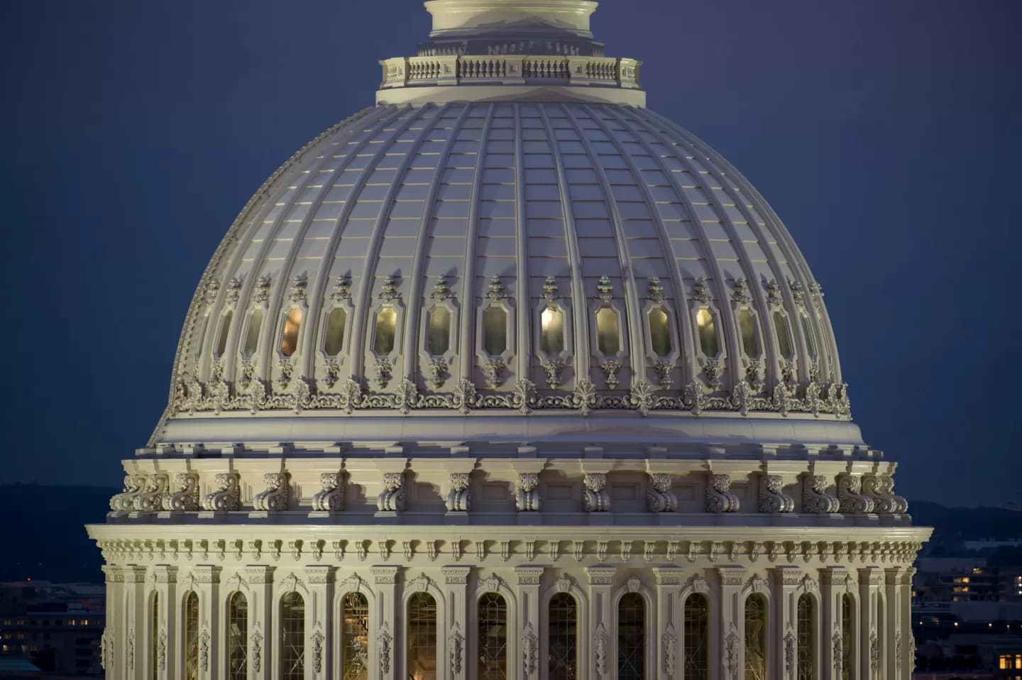 Fact Check: The U.S. Capitol dome is a prominent architectural feature.