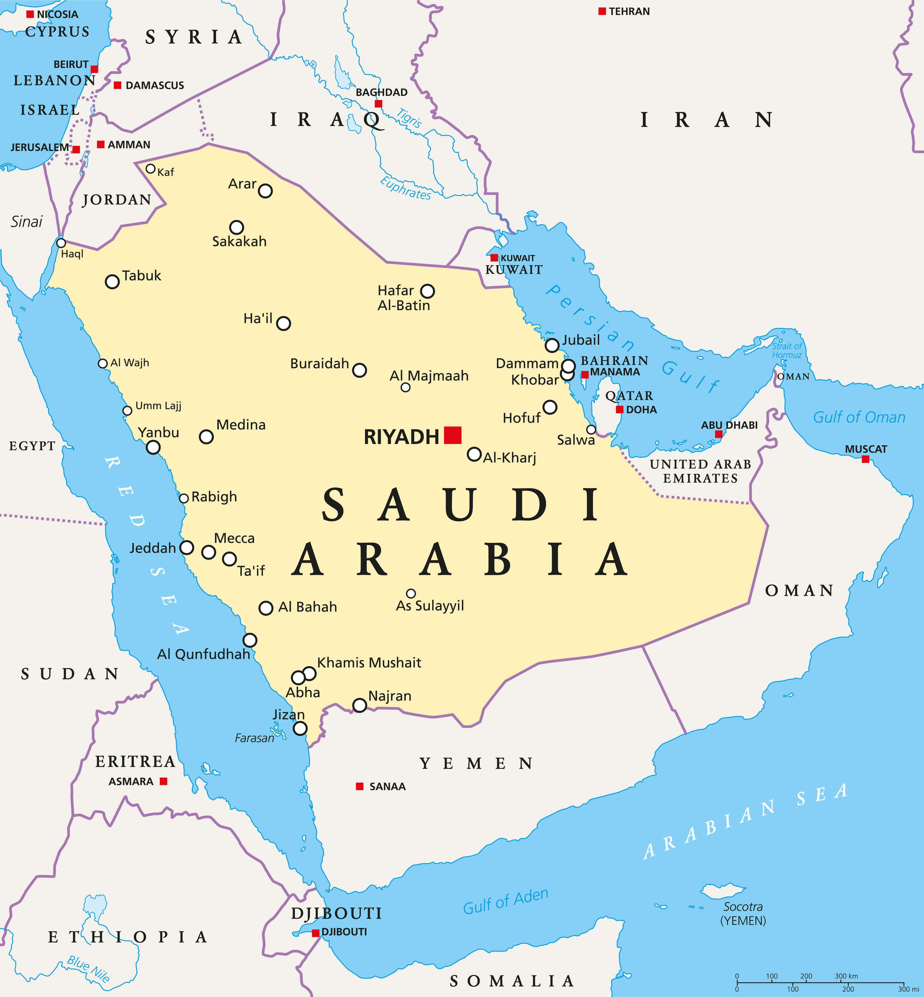 Fact Check: Saudi Arabia is a country in the Middle East.