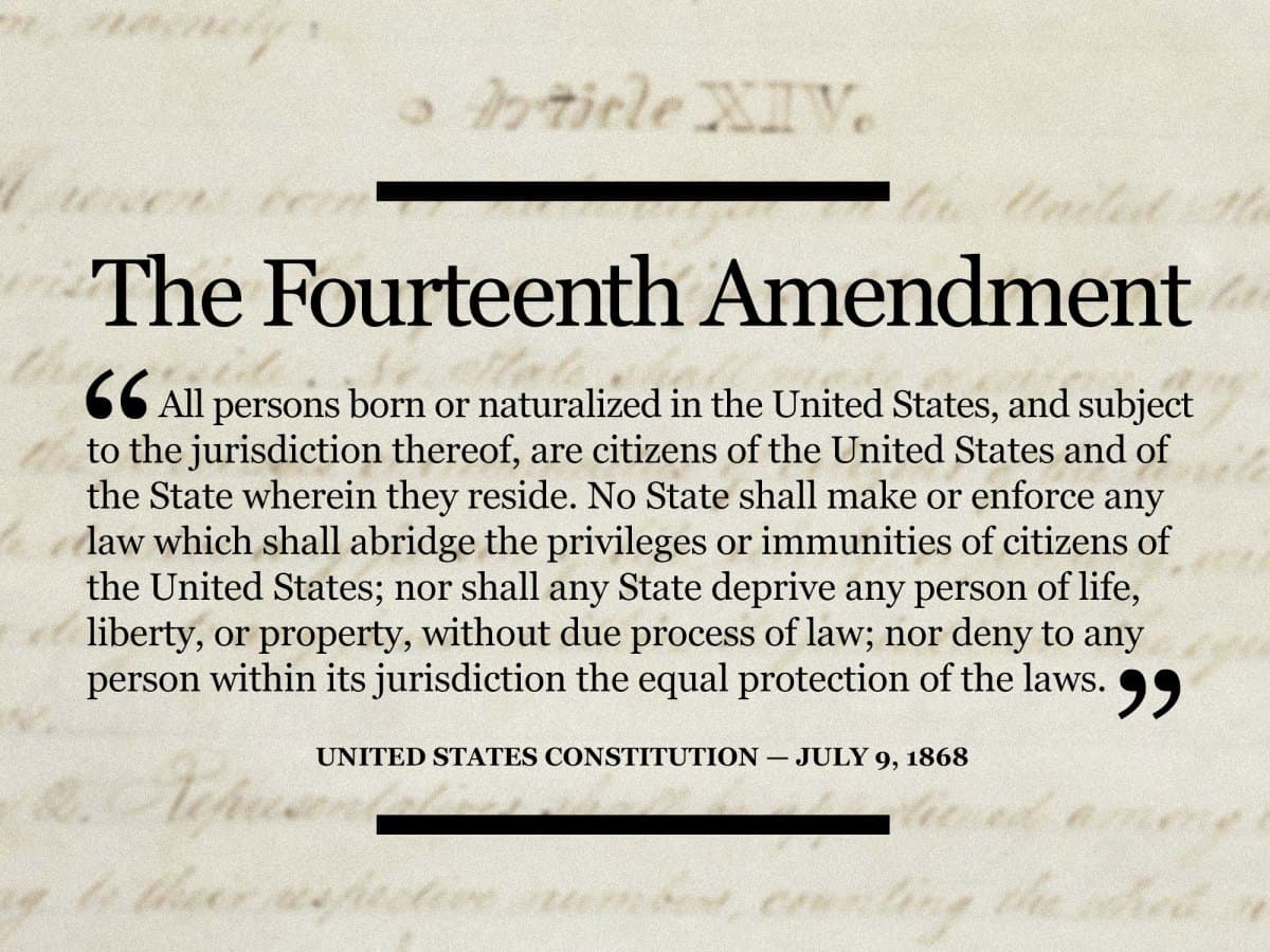 Fact Check: The 14th Amendment guarantees birthright citizenship in the U.S.