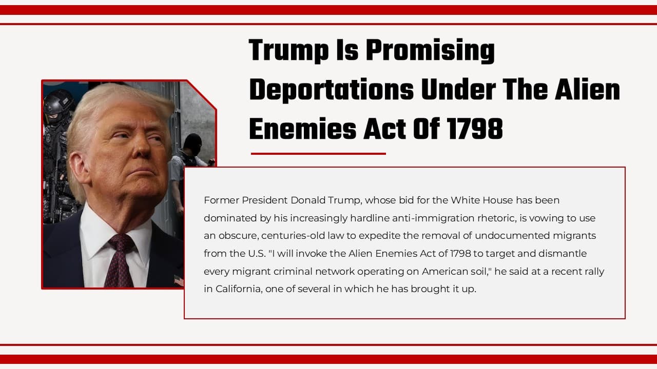 Fact Check: The Alien Enemies Act dates back to 1798.