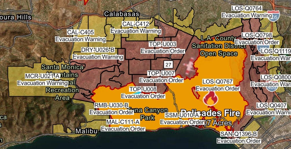 Fact Check: Wildfires can lead to evacuation orders.