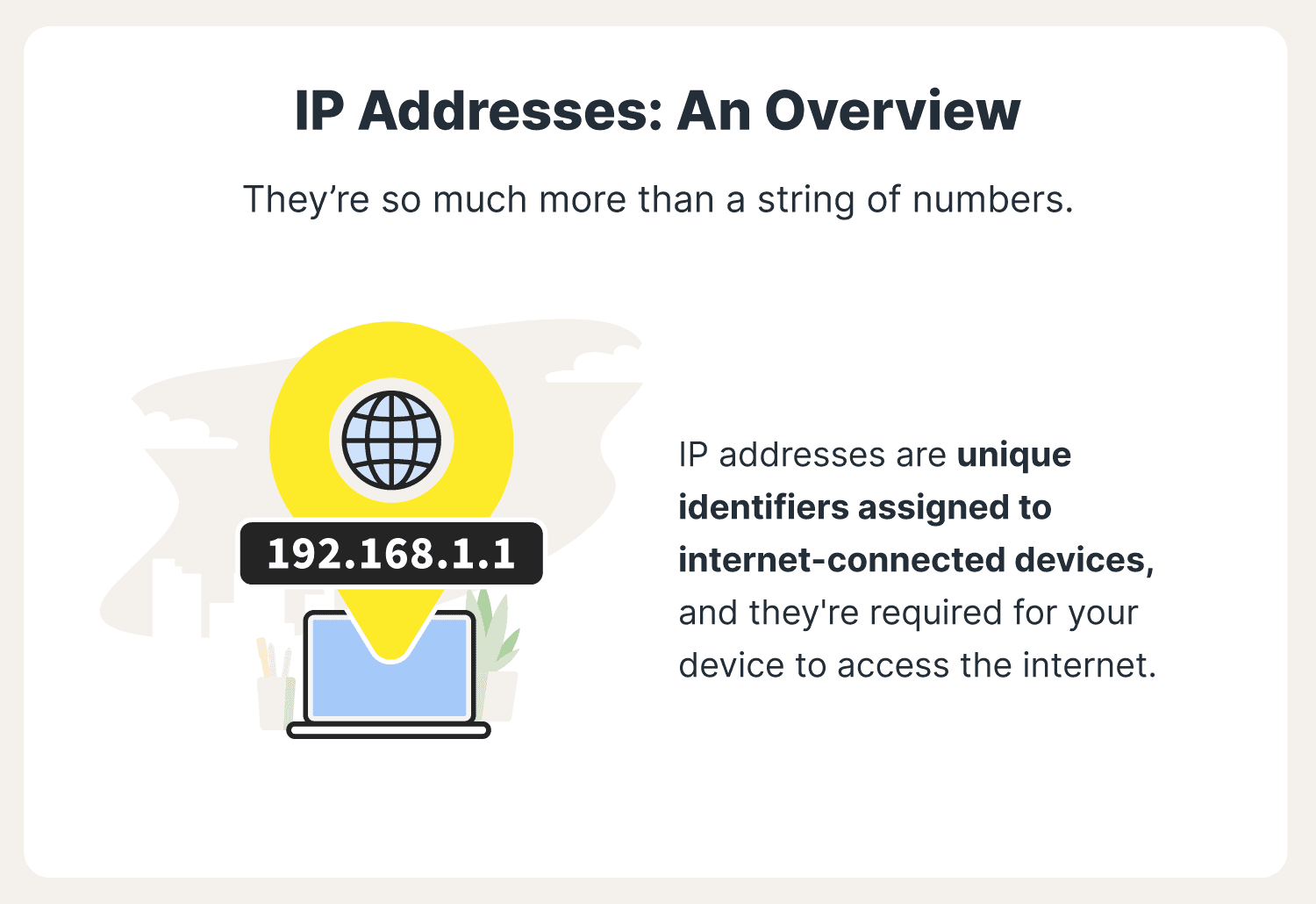 Fact Check: IP addresses can identify devices on the internet.