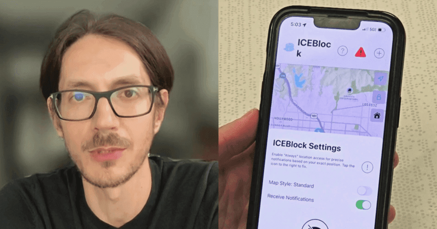 Fact Check: ICEBlock allows users to report sightings within a five-mile radius.
