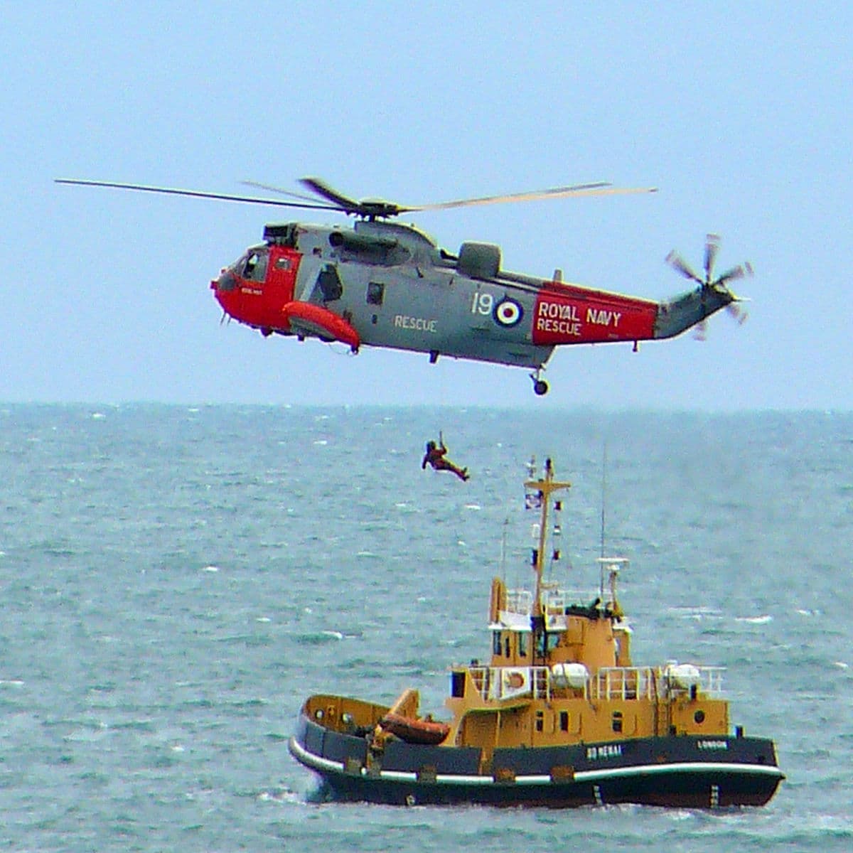 Fact Check: Rescue operations often involve boats and helicopters.
