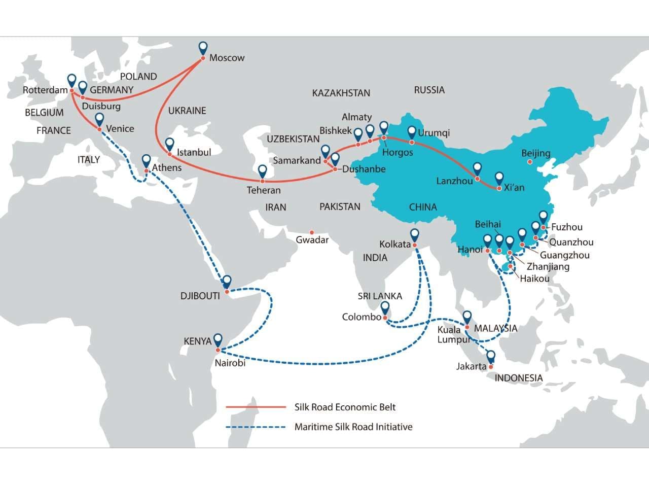 Fact Check: China's Belt and Road Initiative aims to enhance global trade infrastructure.