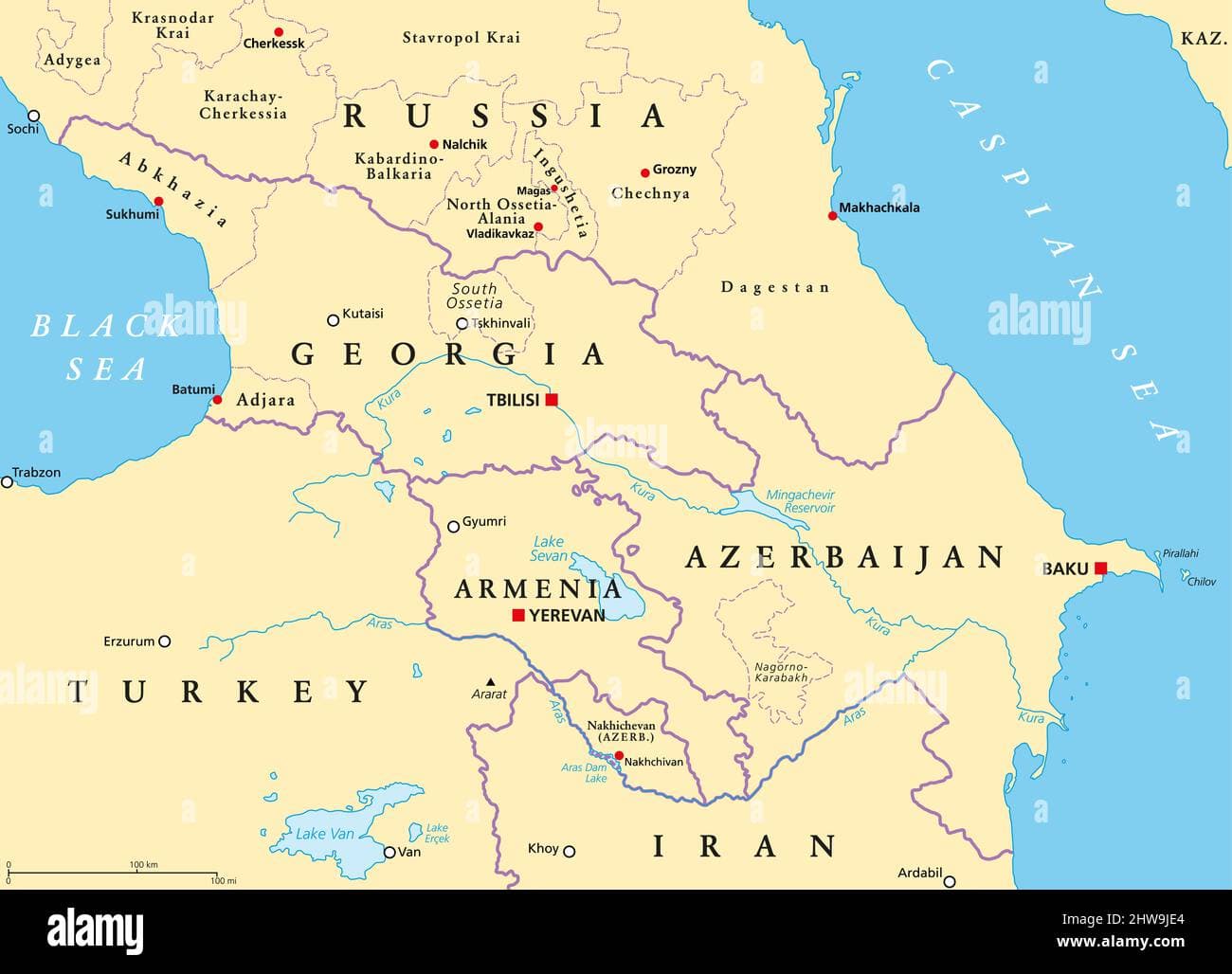 Fact Check: The South Caucasus consists of Armenia, Georgia, and Azerbaijan.