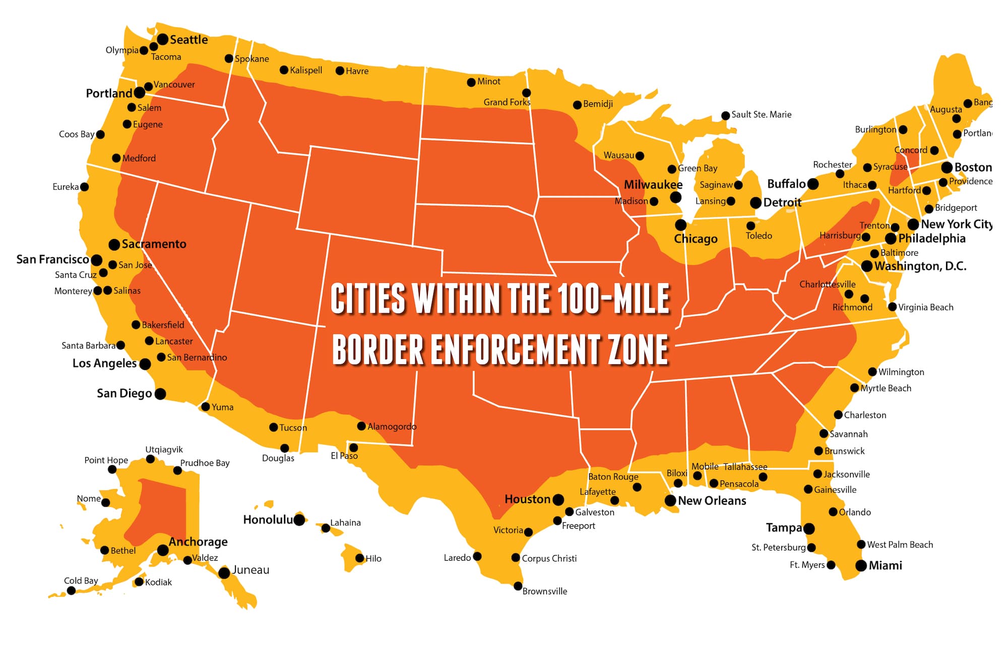 Fact Check: The southern border of the U.S. is a major entry point for immigrants.