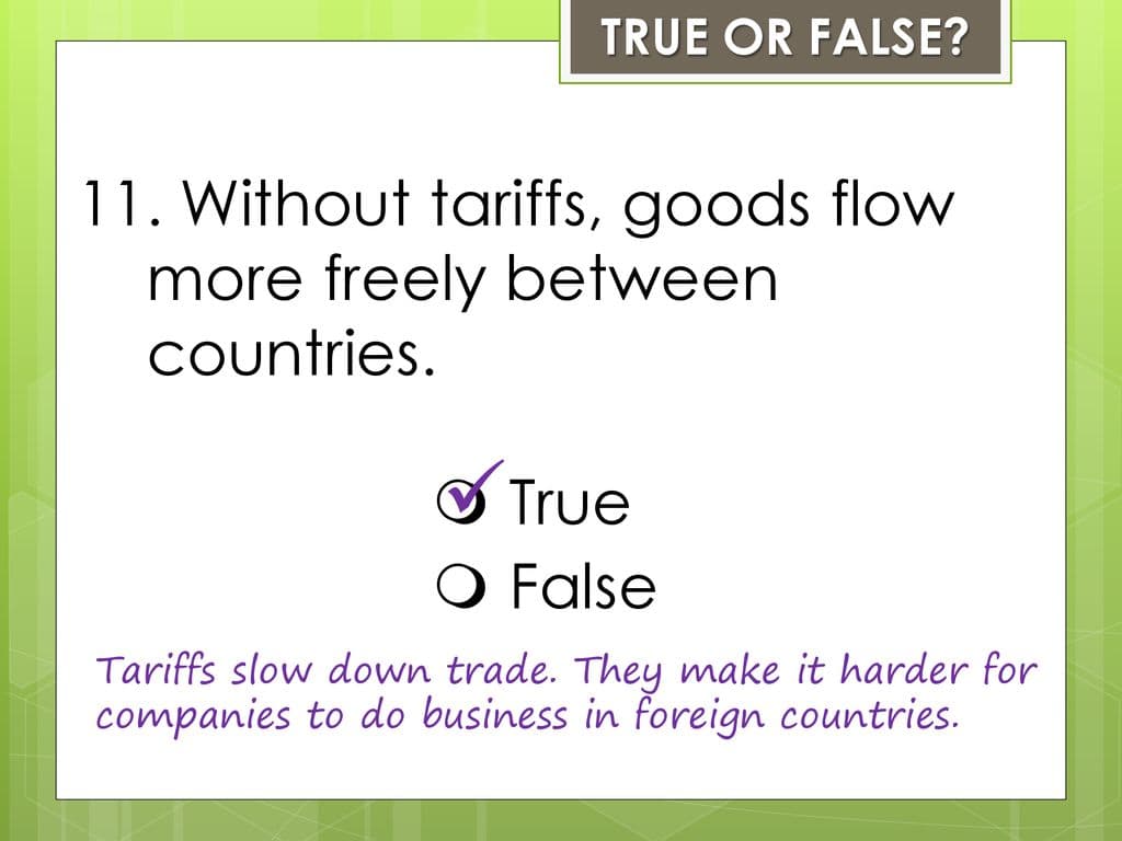 Fact Check: Tariffs only affect the countries they are applied to.