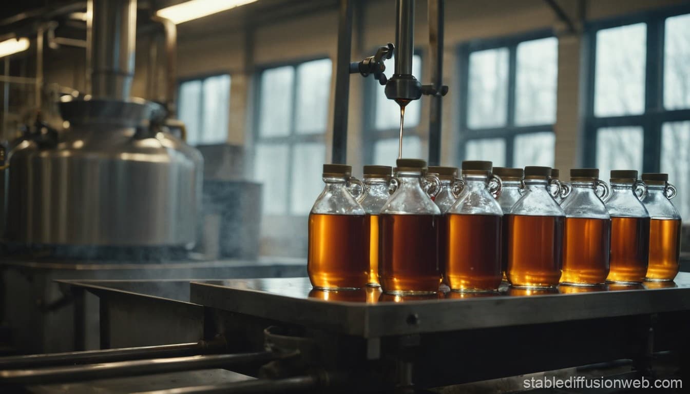 Fact Check: The malted-syrup factory was used to produce food during wartime.