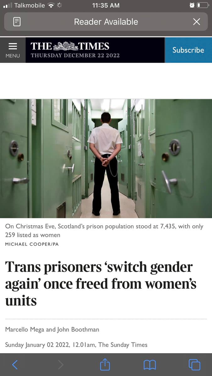 Fact Check: Half of all transgender prisoners are sex offenders