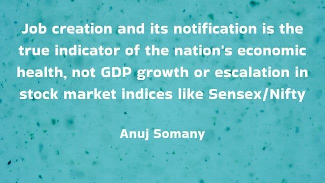 Fact Check: Job creation is often a key indicator of economic health.