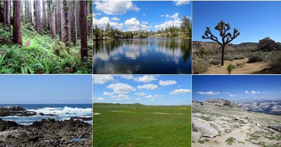Fact Check: California has a diverse range of ecosystems.