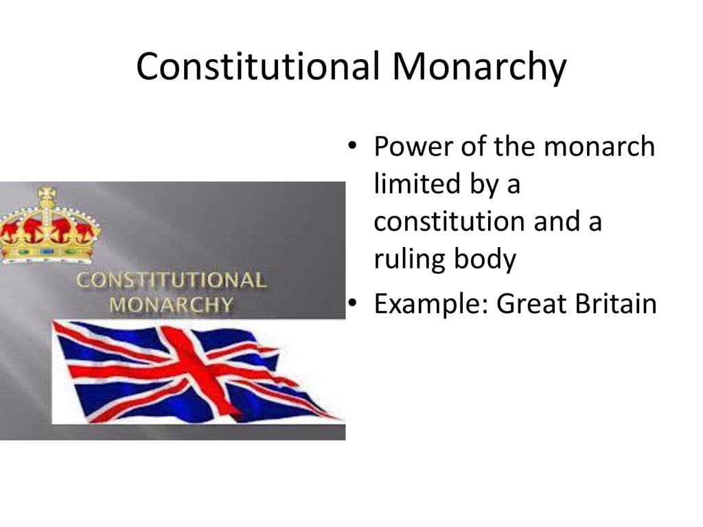 Fact Check: The UK has a constitutional monarchy.